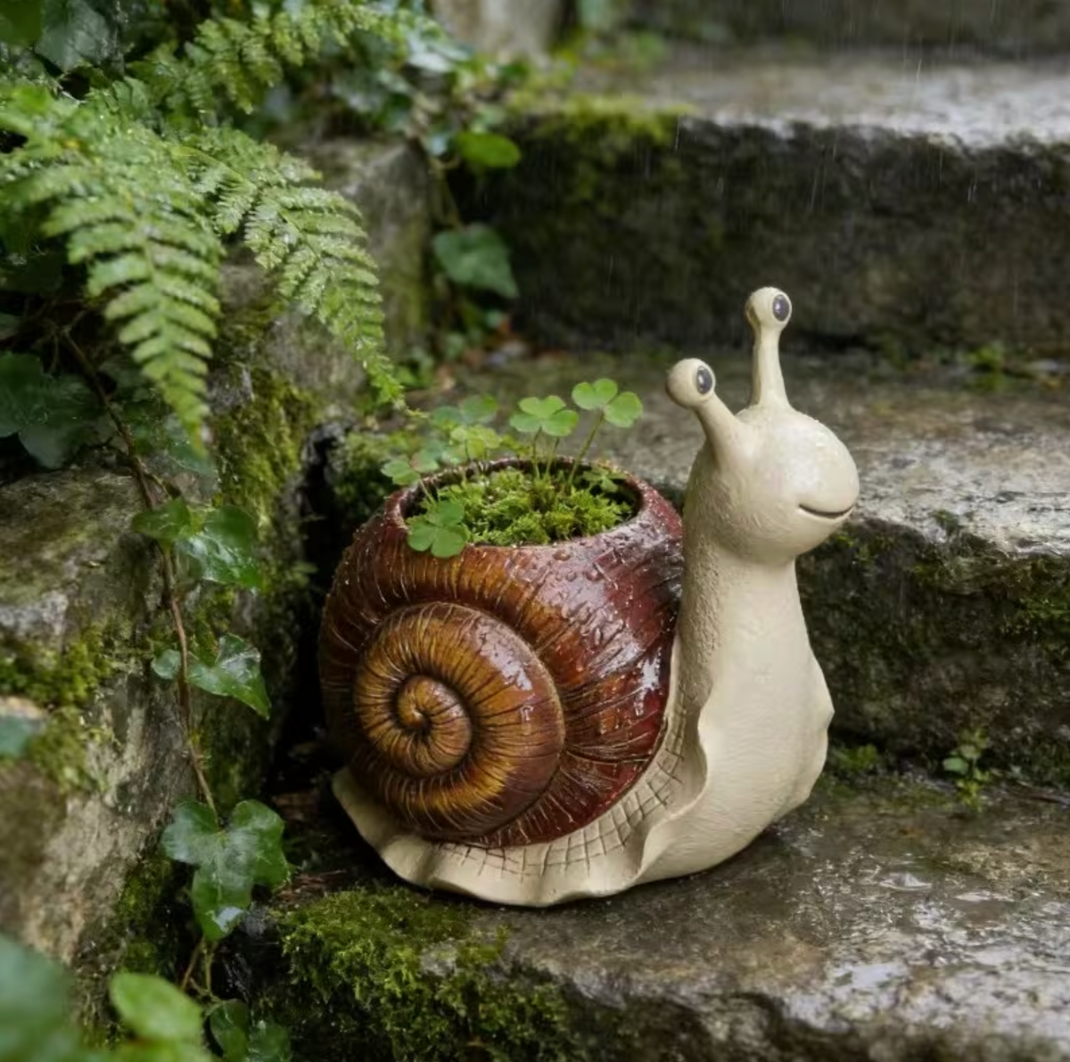 Shelby™ – Whimsical Snail Planter