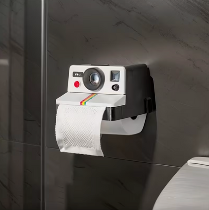 SnapRoll™ – Vintage Camera Toilet Paper Holder