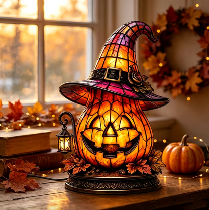 Pumpkinella™ – Enchanted Witch Lamp