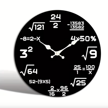 Math O’Clock™ – Equation Wall Clock