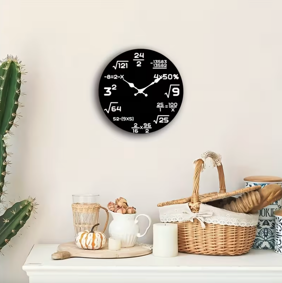 Math O’Clock™ – Equation Wall Clock