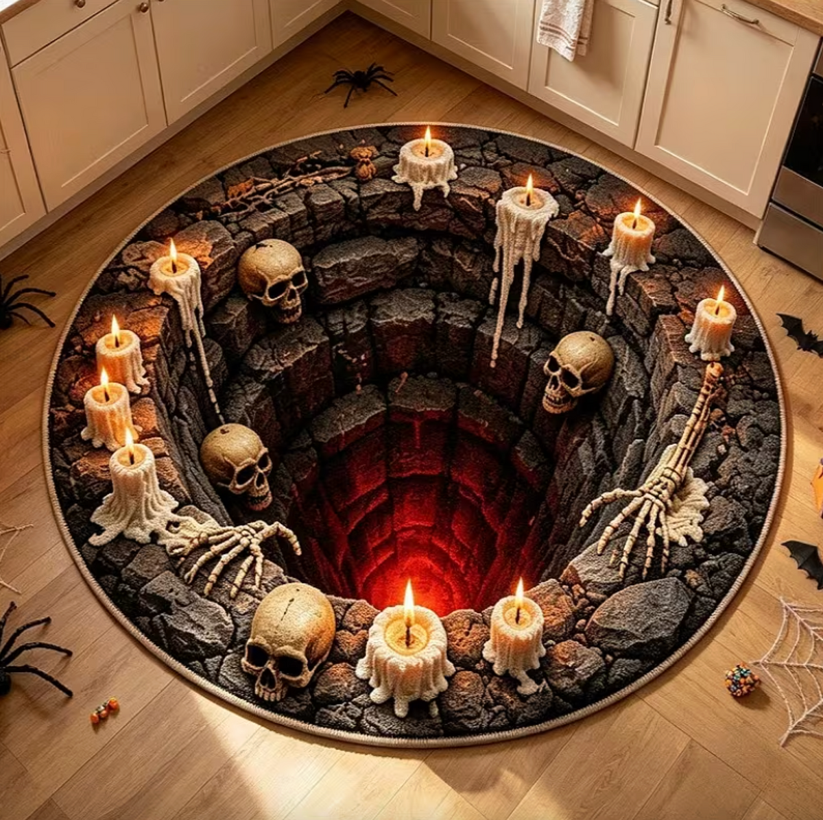 Underworld™ - 3D Abyss Skull Rug