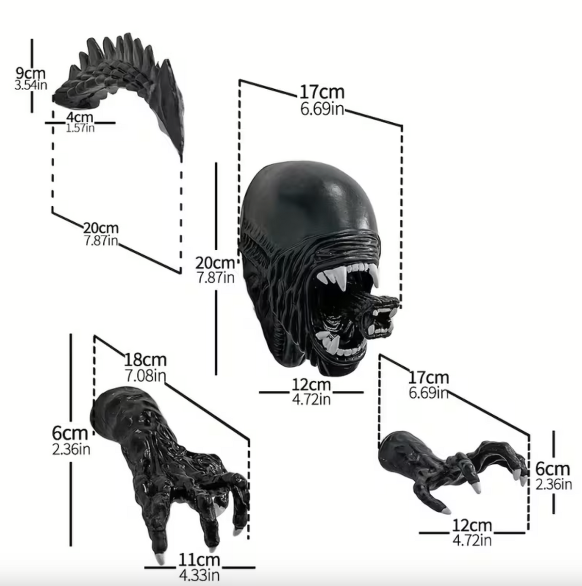 Xenobreach™ – Alien Wall Sculpture