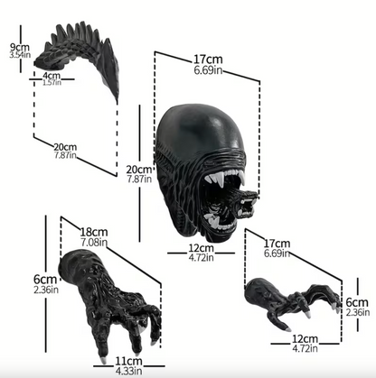 Xenobreach™ – Alien Wall Sculpture