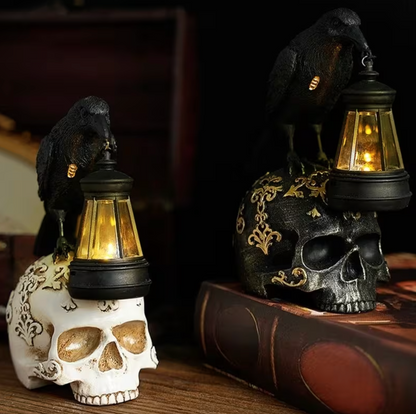 Gravewing™ – Raven Skull Lantern