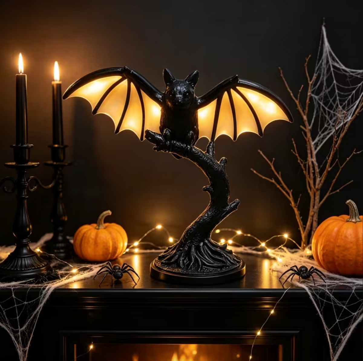 Vespera™ – Gothic Bat Lamp