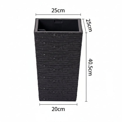 RATTANOVA – Outdoor Wicker Planter Set