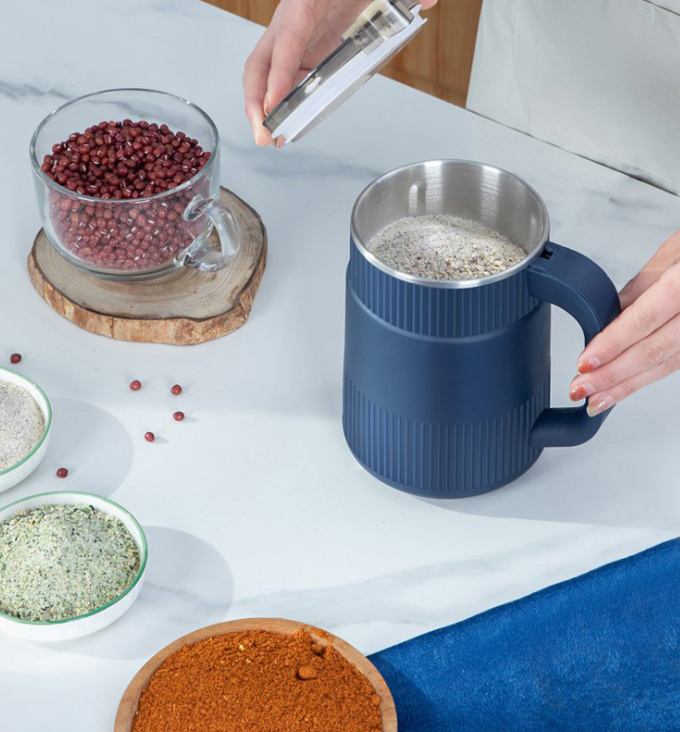 Electric Grain Mill for Fresh Flour – Kitchen Grinder for Wheat, Oats, Rice & Coffee Beans – Compact Home Milling Machine for Baking &