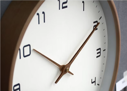 Tranquil Timekeeper – Stylish Silent Wood Wall Clock