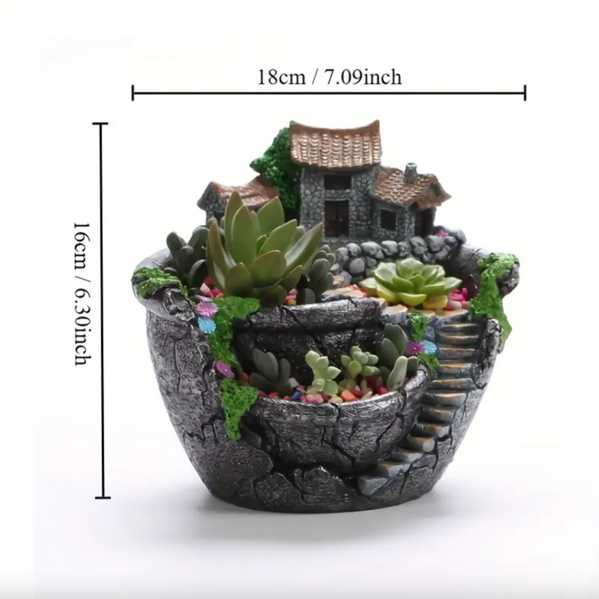 Courtyard Charm™ – Antique Architectural Flowerpot