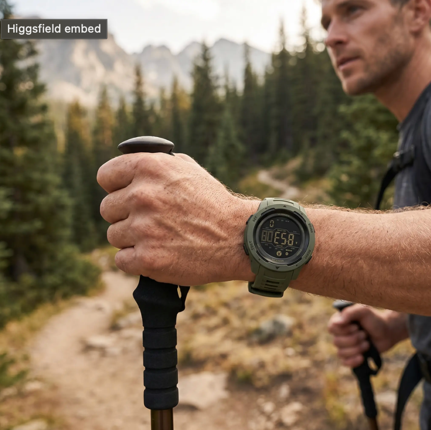 Step Tracking Sport Watch with Water Resistance for Running & Outdoor Activities