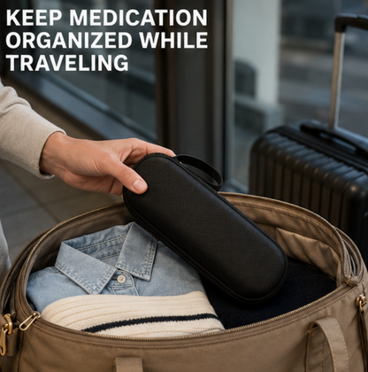 Portable Medication Cooler Travel Case with Reusable Ice Packs for Temperature-Sensitive Supplies