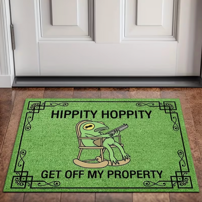 Hippity Hoppity™ – Funny Welcome Mat
