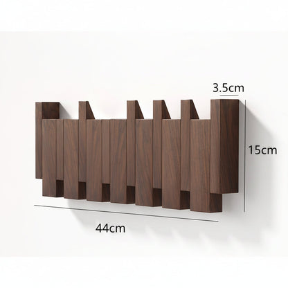 KEYNEST – Wall Mounted Coat Rack Folding Hook Organizer