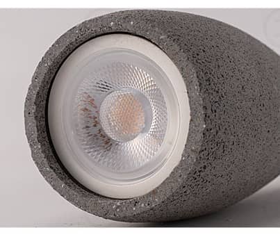 Sculpted Stone Pendant Light – Minimalist Cement Design with Adjustable Height