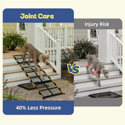 Pet Access | Dog Ramp for Cars with Anti-Slip Surface | Joint-Friendly Design for Easy Pet Access