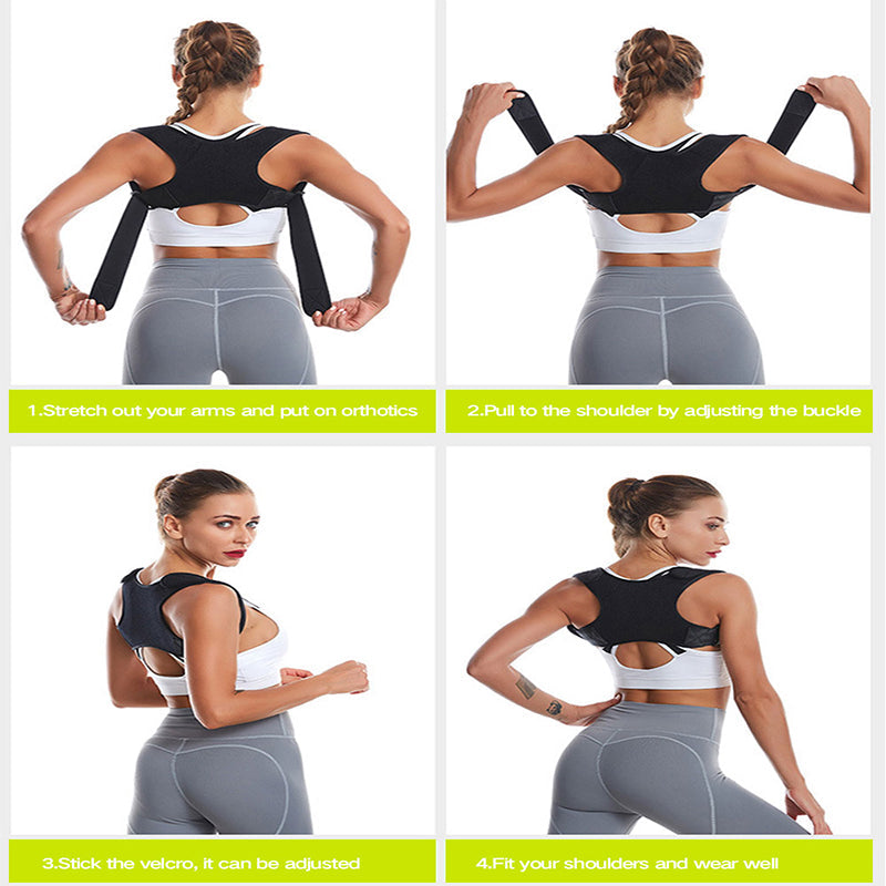 Adjustable Posture Corrector Brace for Back and Shoulder Support – Ergonomic Alignment Aid for Daily Wear and Office Use