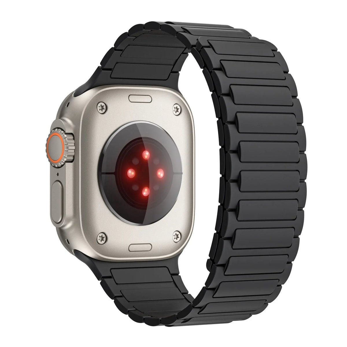 Stretchy Magnetic Sport Watch Strap with Quick-Adjust Fit for 38/40/41mm & 42/44/45/46/49mm Smartwatch Models