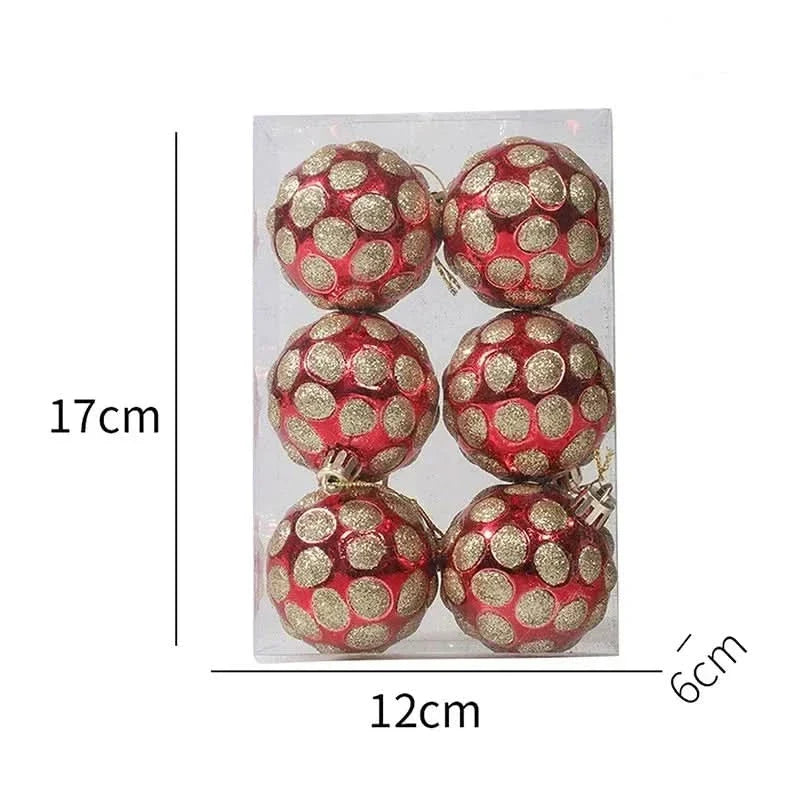 FLAKEORN – Christmas Table Baubles Set for Elegant Holiday Decor