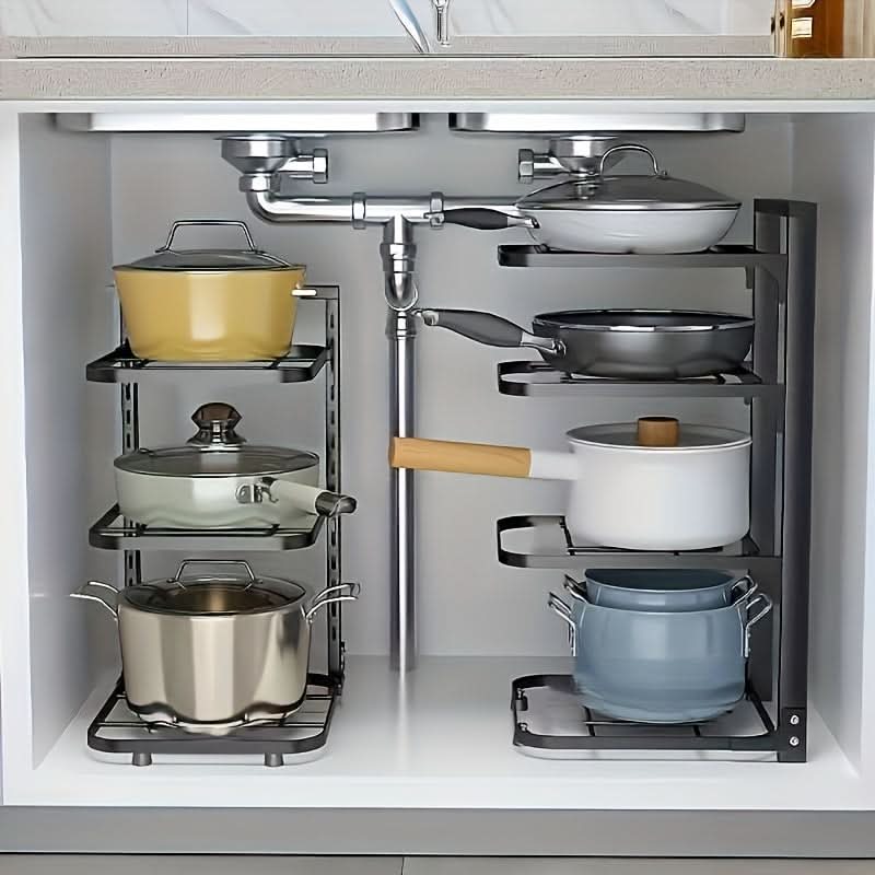 RACKCHEF – Adjustable Kitchen Rack for Pots & Pans