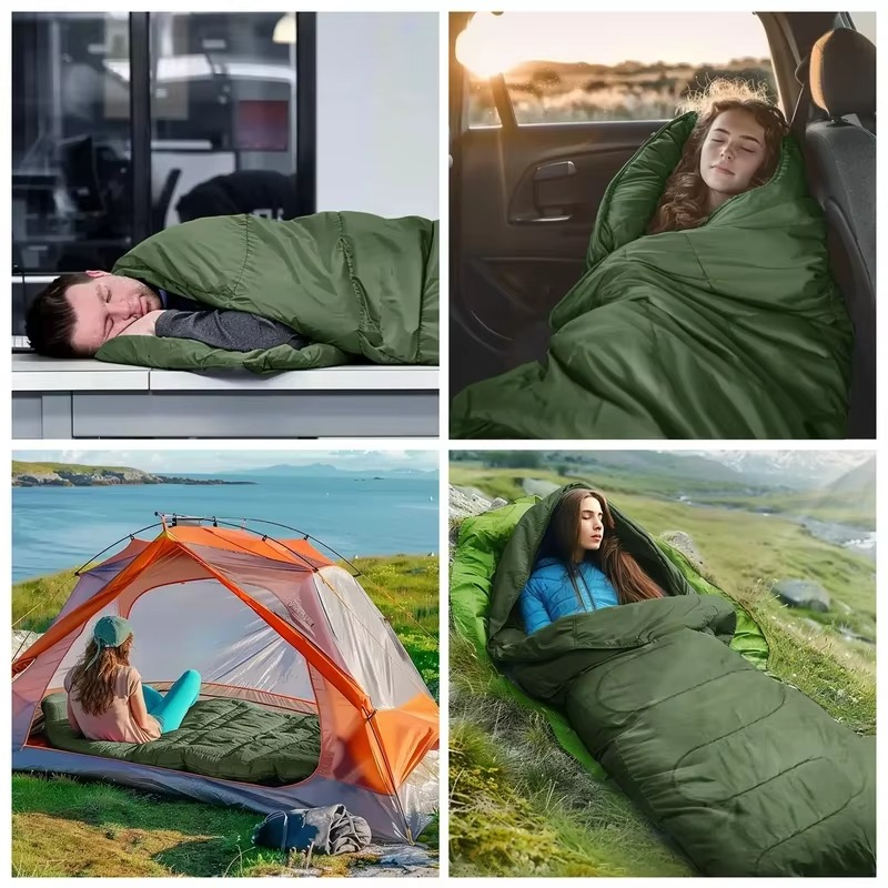 Adventure Ready | Ultralight Waterproof Sleeping Bag for All Seasons | Compact Design for Outdoor Comfort