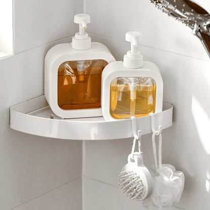 Countertop Liquid Soap Pump Dispenser with Press Mechanism for Bathroom Vanity, Kitchen Sink & Shower | Modern Minimalist Scandinavian Desig