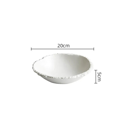 Handcrafted Stoneware Dinner Bowl 9.8 Inches Wide for Family Meals, Pasta, Soup & Sides | Farmhouse Kitchen Tableware for Everyday Use