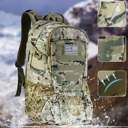 Tactical Backpack | Military Style Rucksack with Heavy-Duty Storage | Weather Resistant for Outdoor Adventures