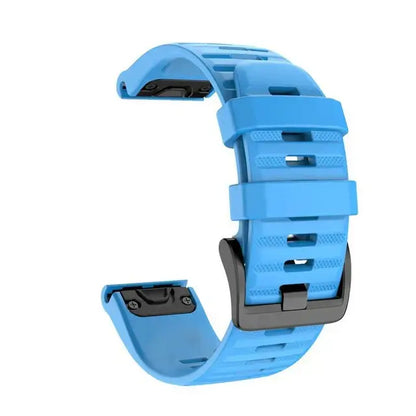 Silicone Smartwatch Band | QuickFit Replacement Strap 20mm 22mm 26mm | Flexible Sport Watch Band for Active Lifestyles