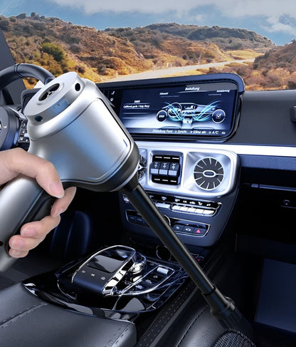 Handheld Cordless Vacuum Cleaner with 95000Pa Suction for Car & Home Use, Lightweight 1.2 lb Rechargeable Portable Vacuum with Child Lock