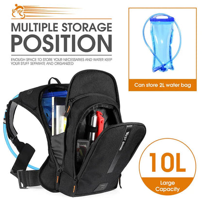 ProSport | Ultralight 10L Cycling Backpack with Hydration System | Ergonomic Design for Comfort and Convenience