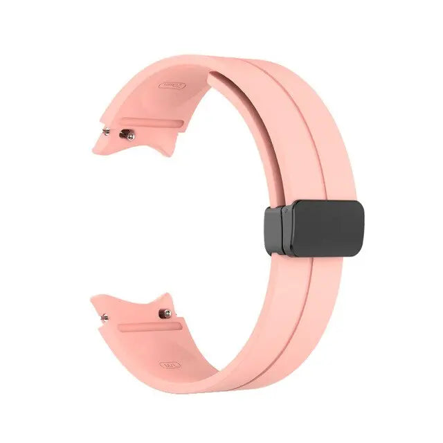 Silicone Sport Strap for Samsung Galaxy Watch 4, 5, 6 – Adjustable Quick-Release Wristband, Sweat-Resistant & Waterproof, Multiple Colors