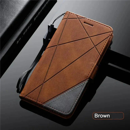 Magnetic Flip Wallet Case for Samsung Galaxy A Series — Premium PU Leather with Card Slots & Secure Closure