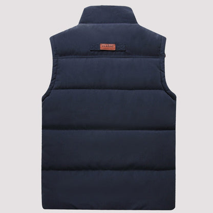 Men's Quilted Puffer Vest – Insulated Sleeveless Jacket with Water-Resistant Shell for Cold Weather, Casual Wear & Outdoor Activities