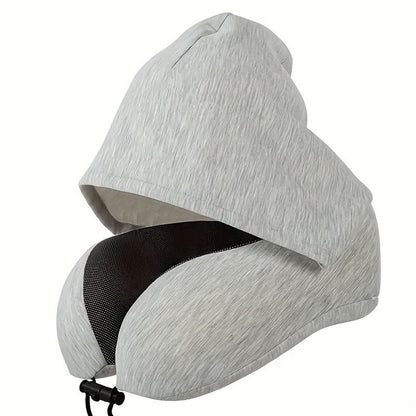 COZYCURVE – U-Shaped Hooded Pillow for Relaxing Comfort