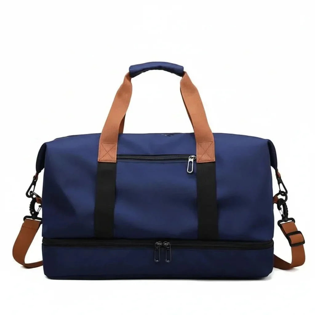 Weekender Duffel with Separate Shoe Pocket and Wet Gear Storage for Training, Sports and Travel