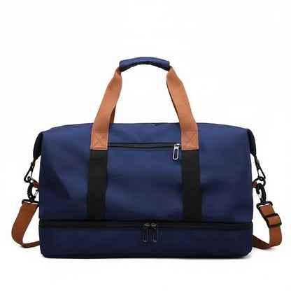 Weekender Duffel with Separate Shoe Pocket and Wet Gear Storage for Training, Sports and Travel