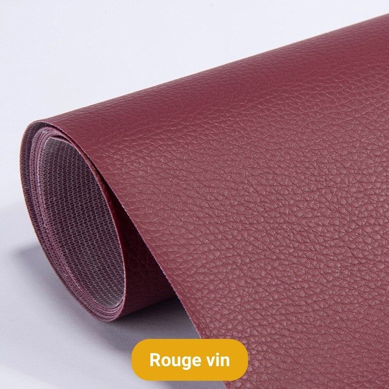 Peel-and-Stick Upholstery Repair Sheet for Furniture, Car Interiors & Bags – 20×54 in Leather-Look Adhesive Patch