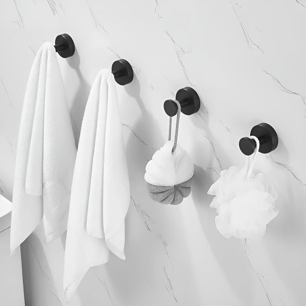 Self-Adhesive Shower Hooks – Durable and Stylish Bathroom Storage Solution