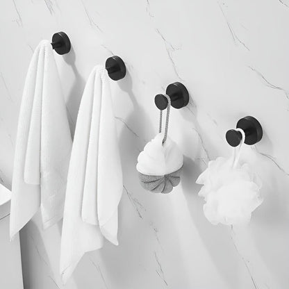 Self-Adhesive Shower Hooks – Durable and Stylish Bathroom Storage Solution