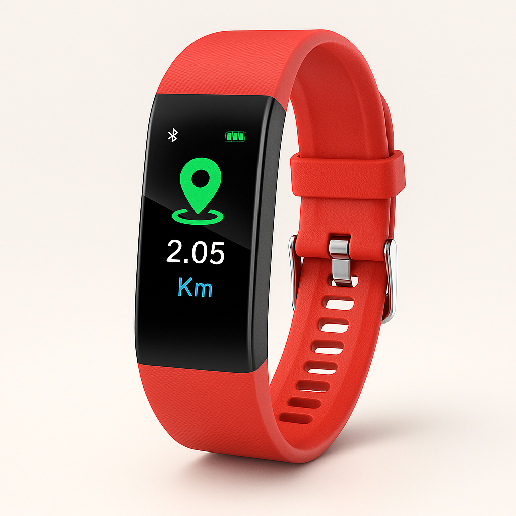 Health Tracking Smartwatch for Seniors | Heart Rate & Blood Pressure Monitor | Large Display Fitness Watch | Rechargeable Activity Tracker