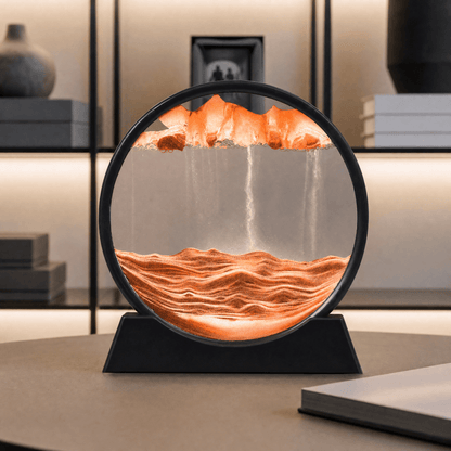 Serenitas | Sand Art Motion Frame with Unique Designs | Tranquil Decor for Mindful Spaces