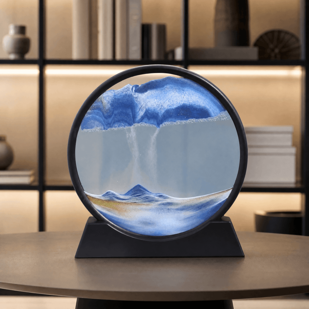 Serenitas | Sand Art Motion Frame with Unique Designs | Tranquil Decor for Mindful Spaces