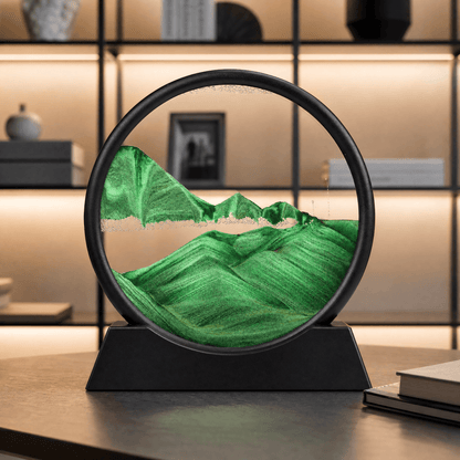 Serenitas | Sand Art Motion Frame with Unique Designs | Tranquil Decor for Mindful Spaces