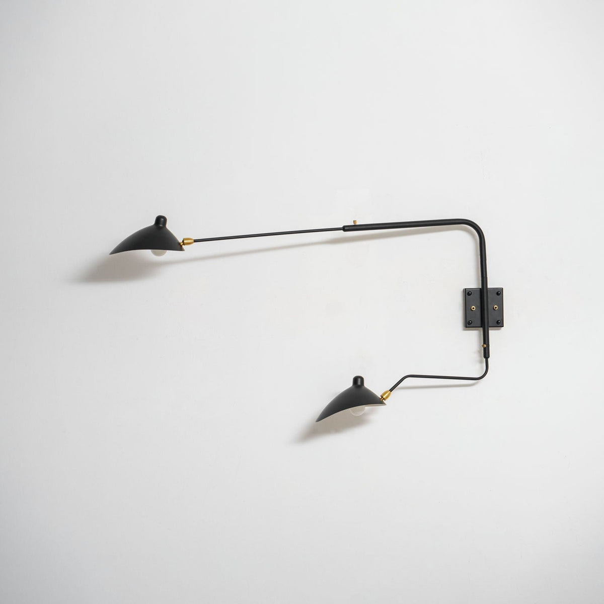 Articulating Wall Lamp with Extending Arm 47-55 Inches Aluminum LED Fixture for Bedroom Reading Nook Living Room Hallway Accent Lighting Ind