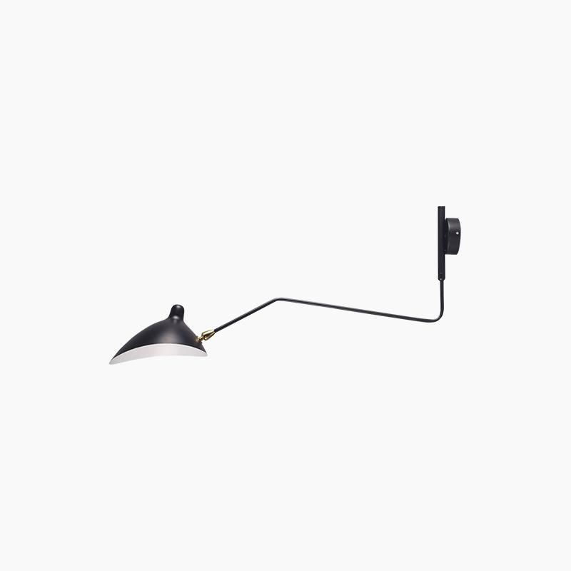 Articulating Wall Lamp with Extending Arm 47-55 Inches Aluminum LED Fixture for Bedroom Reading Nook Living Room Hallway Accent Lighting Ind