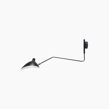 Articulating Wall Lamp with Extending Arm 47-55 Inches Aluminum LED Fixture for Bedroom Reading Nook Living Room Hallway Accent Lighting Ind