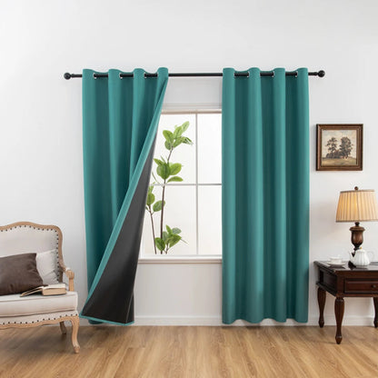 100% Blackout Curtains with Coated Lining for Complete Comfort