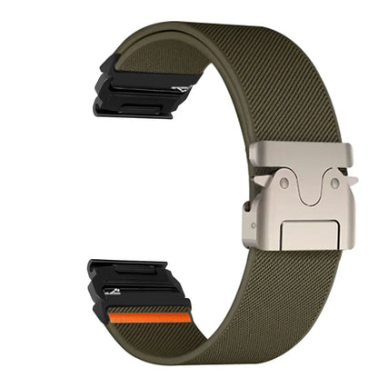 Tactical Nylon Watch Band for Active Smartwatches – Adjustable, Durable Wrist Strap in Multiple Widths – Compatible Replacement