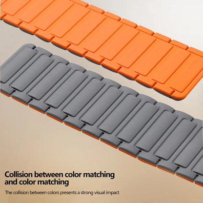 Stretchy Magnetic Sport Watch Strap with Quick-Adjust Fit for 38/40/41mm & 42/44/45/46/49mm Smartwatch Models